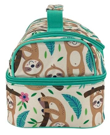 Sachi Insulated Double Decker Lunch Bag - Sleepy Sloths
