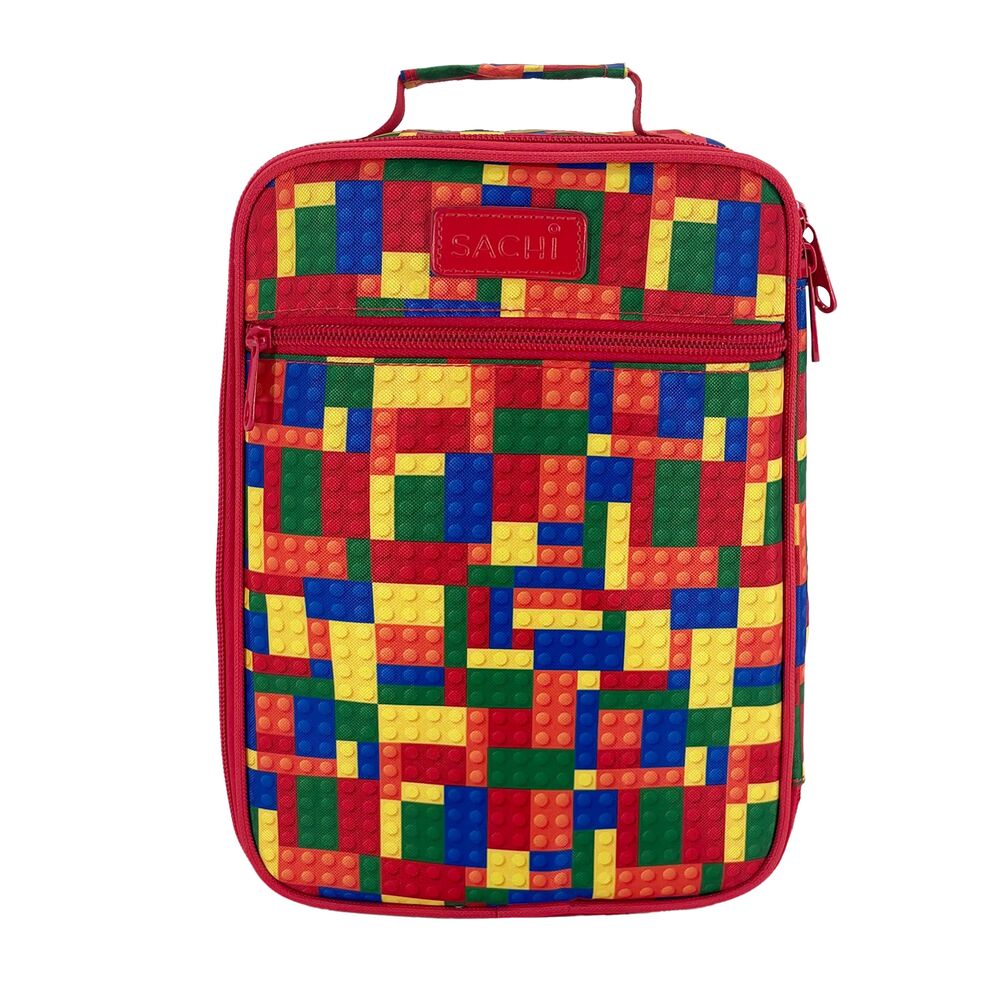 Sachi Insulated Junior Lunch Bag - Bricks