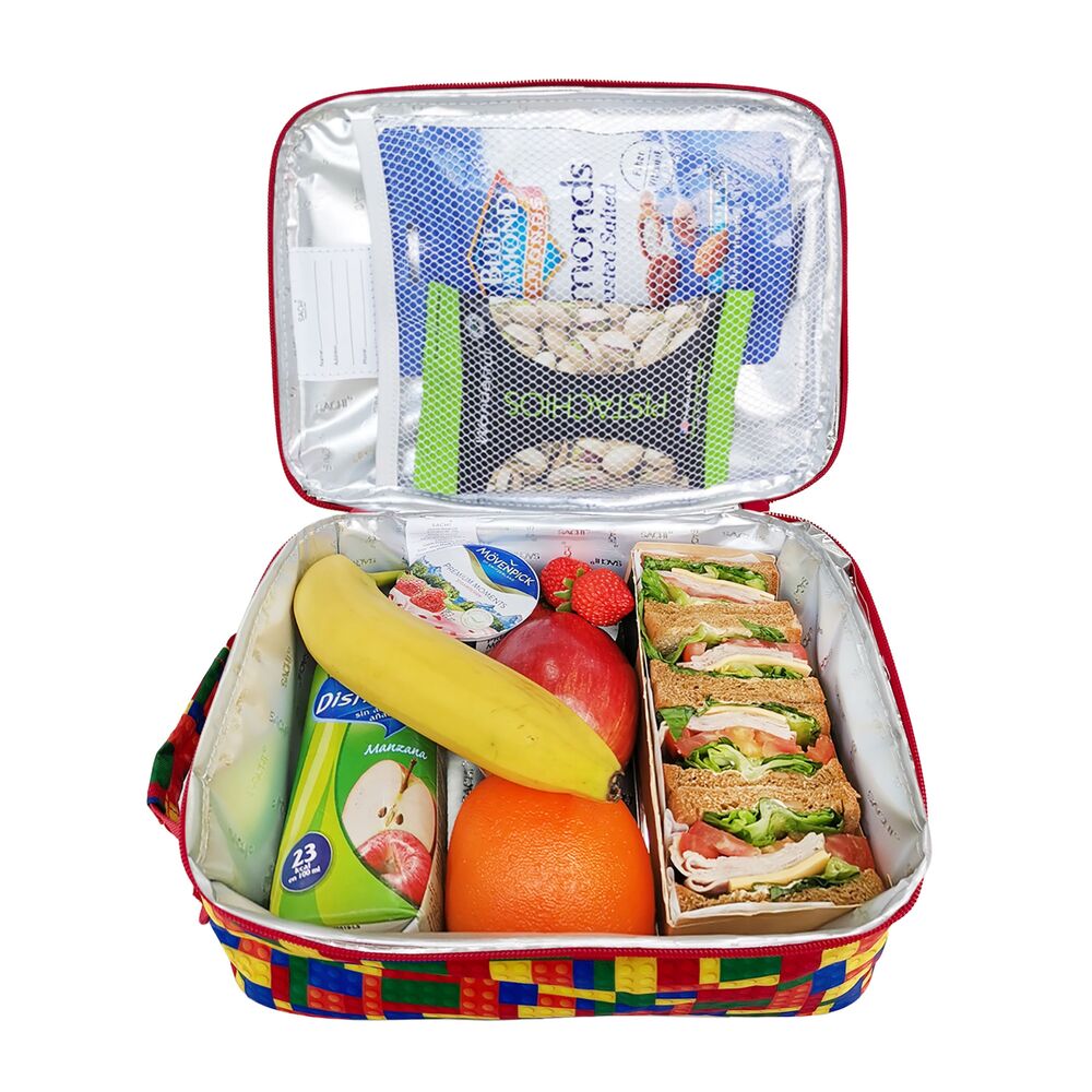 Sachi Insulated Junior Lunch Bag - Bricks