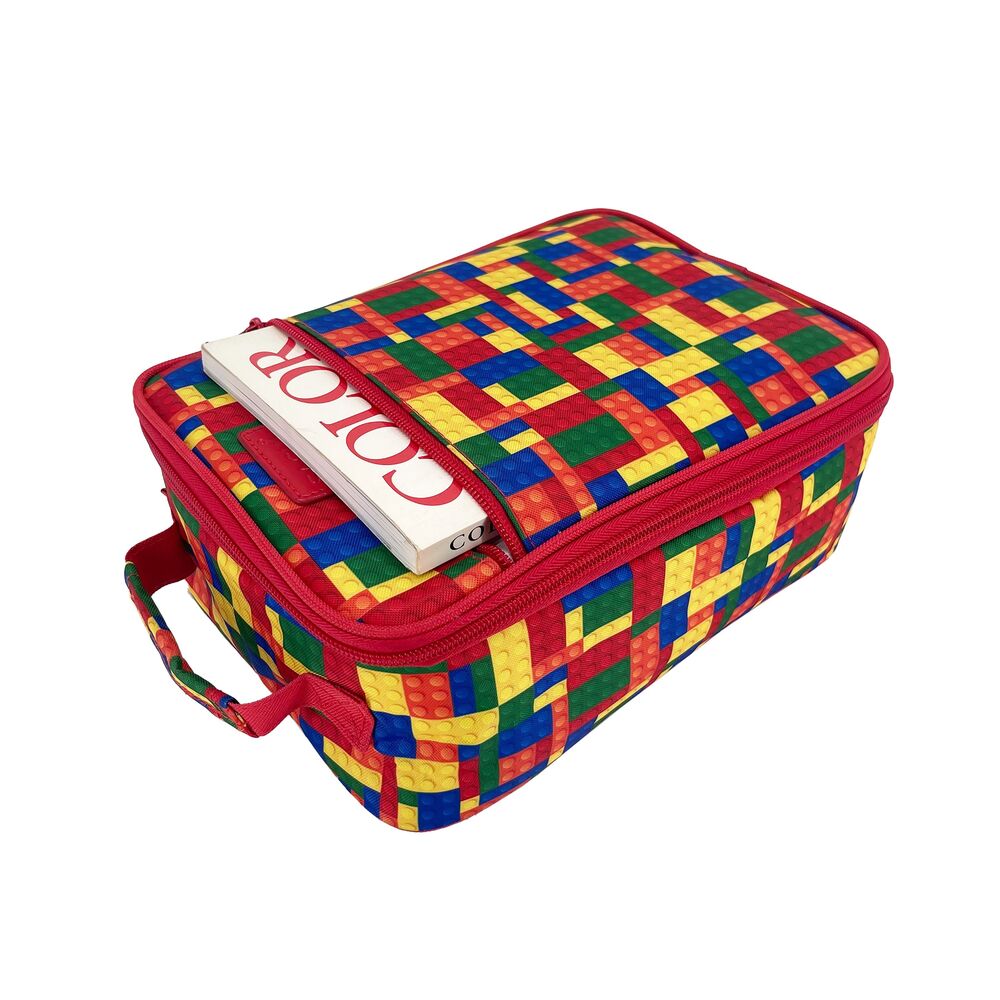 Sachi Insulated Junior Lunch Bag - Bricks