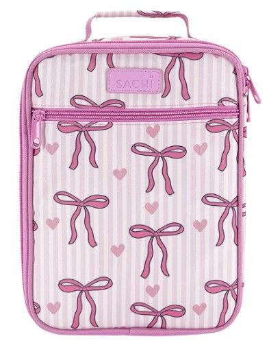 Sachi Insulated Junior Lunch Bag - Bows & Hearts