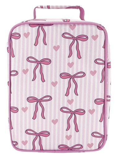 Sachi Insulated Junior Lunch Bag - Bows & Hearts