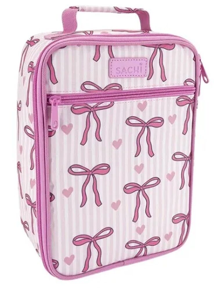 Sachi Insulated Junior Lunch Bag - Bows & Hearts