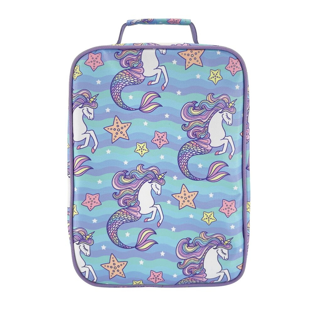 Sachi Insulated Junior Lunch Bag - Mermaid Unicorns