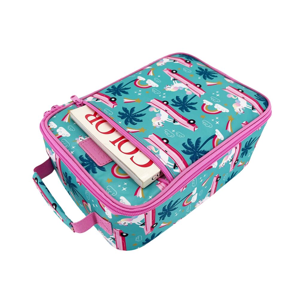 Sachi Insulated Junior Lunch Bag - Pink Cadillac