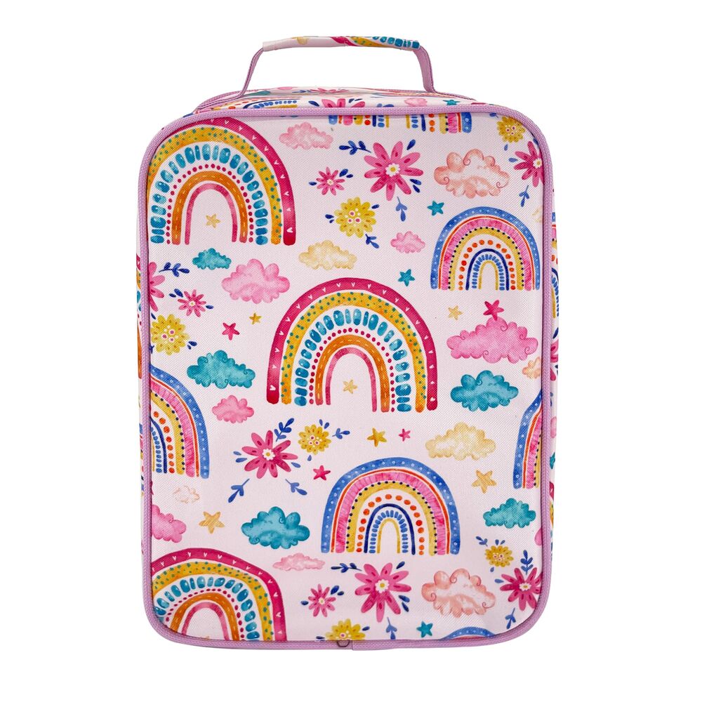 Sachi Insulated Junior Lunch Bag - Rainbow Sky