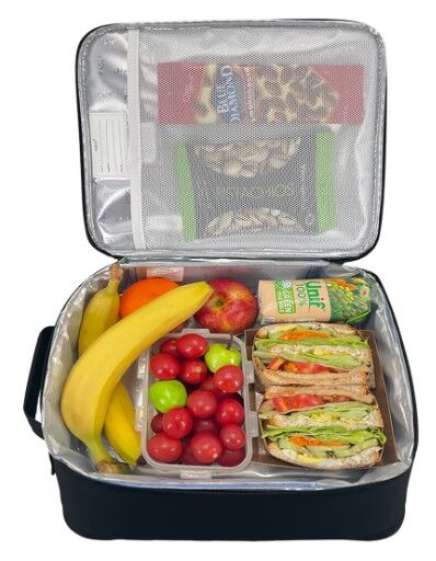 Sachi Insulated Junior XL Lunch Bag - Black