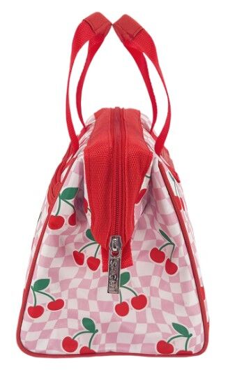 Sachi Insulated Lunch Bag - Chequered Cherries
