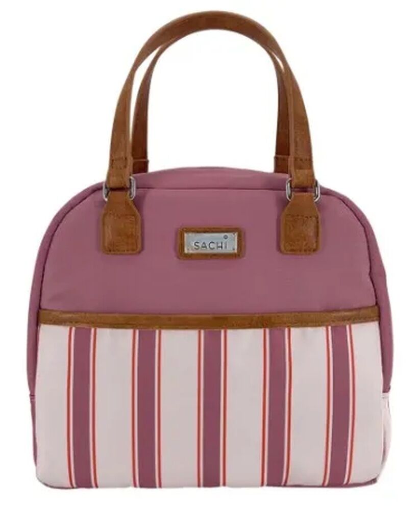 Sachi Insulated Cali Lunch Bag - Blush Stripes