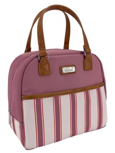 Sachi Insulated Cali Lunch Bag - Blush Stripes