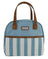 Sachi Insulated Cali Lunch Bag - Hazy Blue Stripes