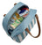 Sachi Insulated Cali Lunch Bag - Hazy Blue Stripes