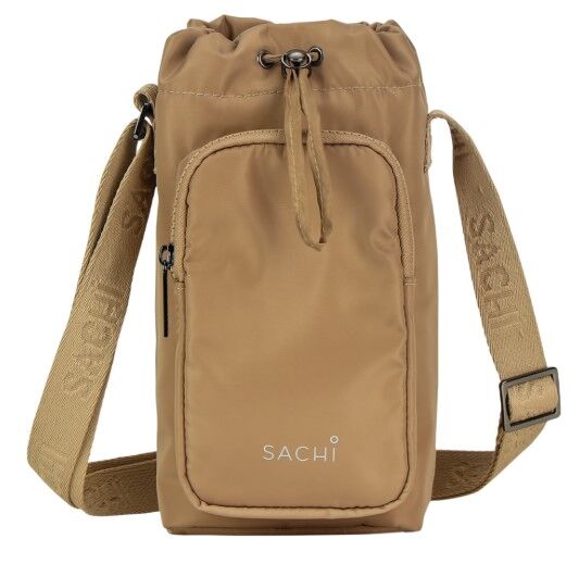 Sachi Crossbody Lite Insulated Bottle Bag - Latte - Large