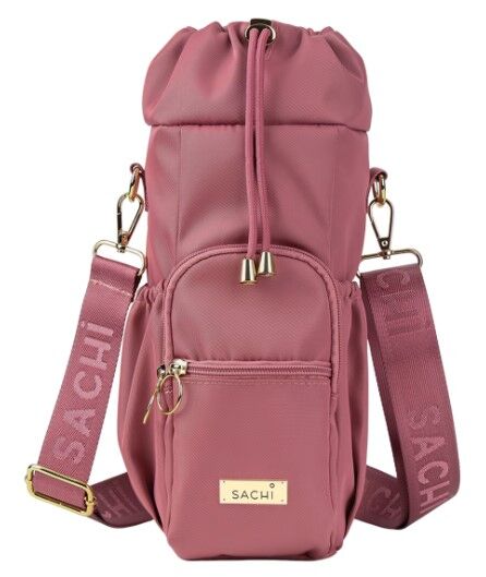 Sachi Crossbody Insulated Bottle Bag - Blush - Large