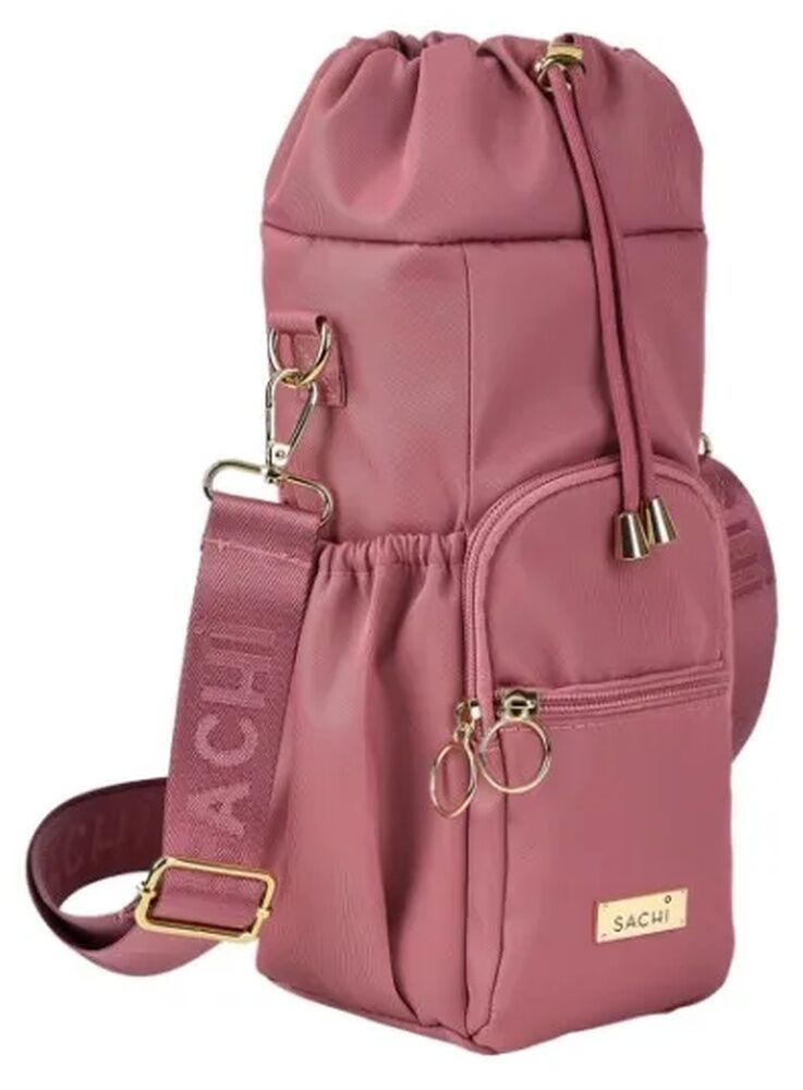 Sachi Crossbody Insulated Bottle Bag - Blush - Large