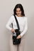 Sachi Crossbody Insulated Bottle Bag - Black - Large