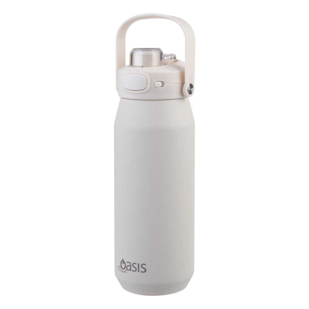 Oasis Capri Triple Wall Insulated Water Bottle - 750ml Alabaster