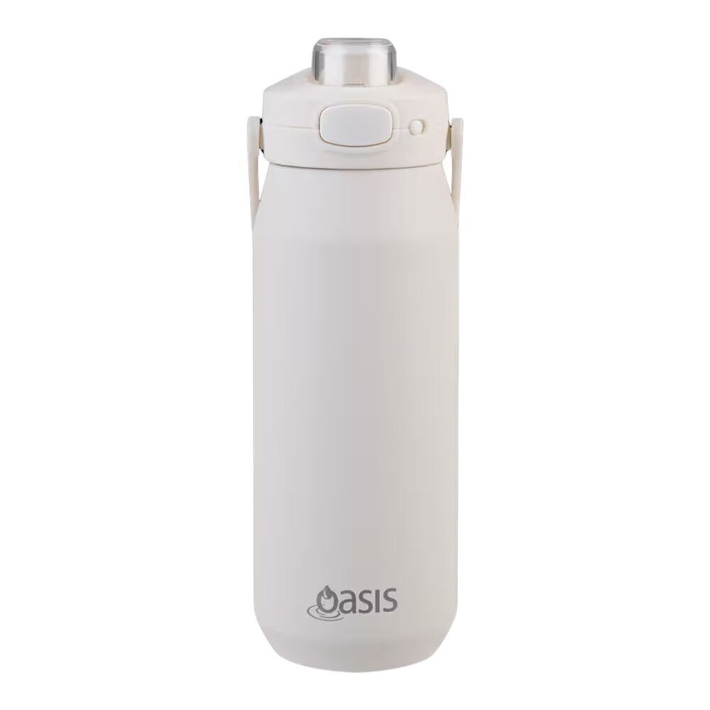Oasis Capri Triple Wall Insulated Water Bottle - 750ml Alabaster