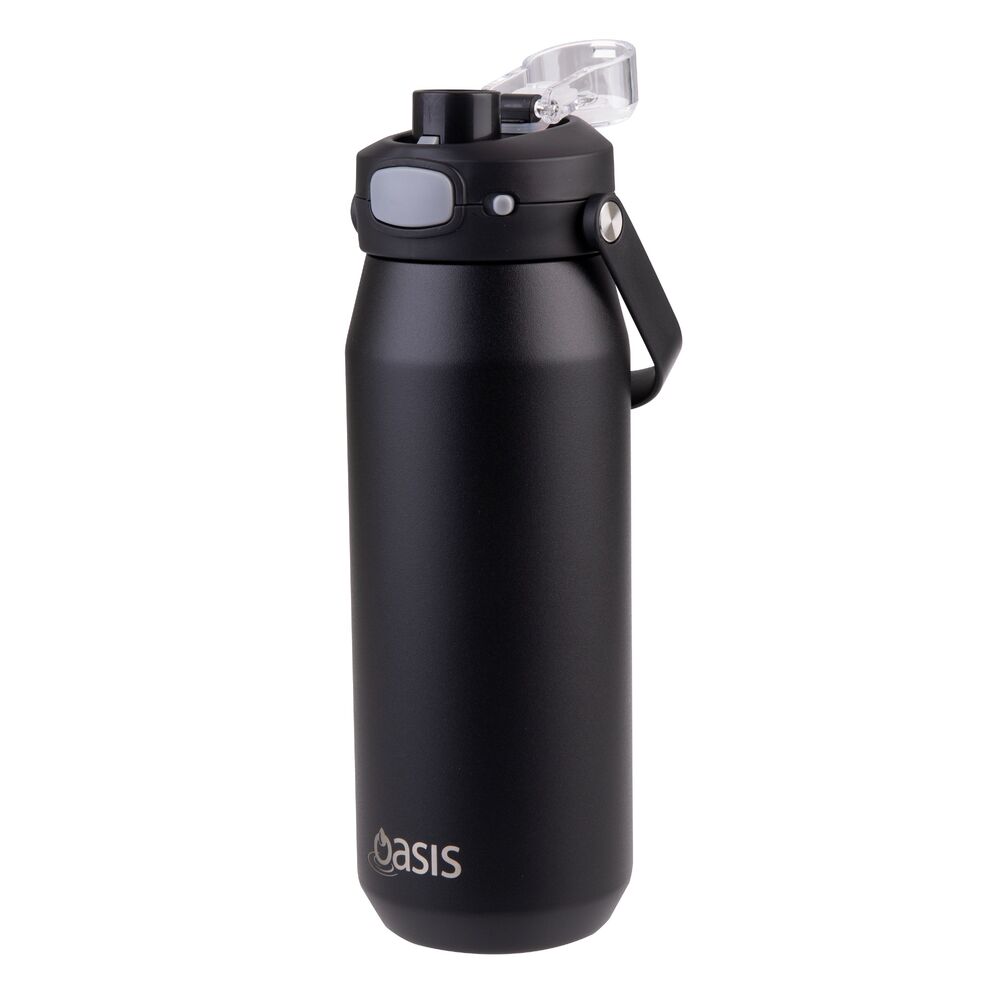 Oasis Capri Triple Wall Insulated Water Bottle - 750ml Black
