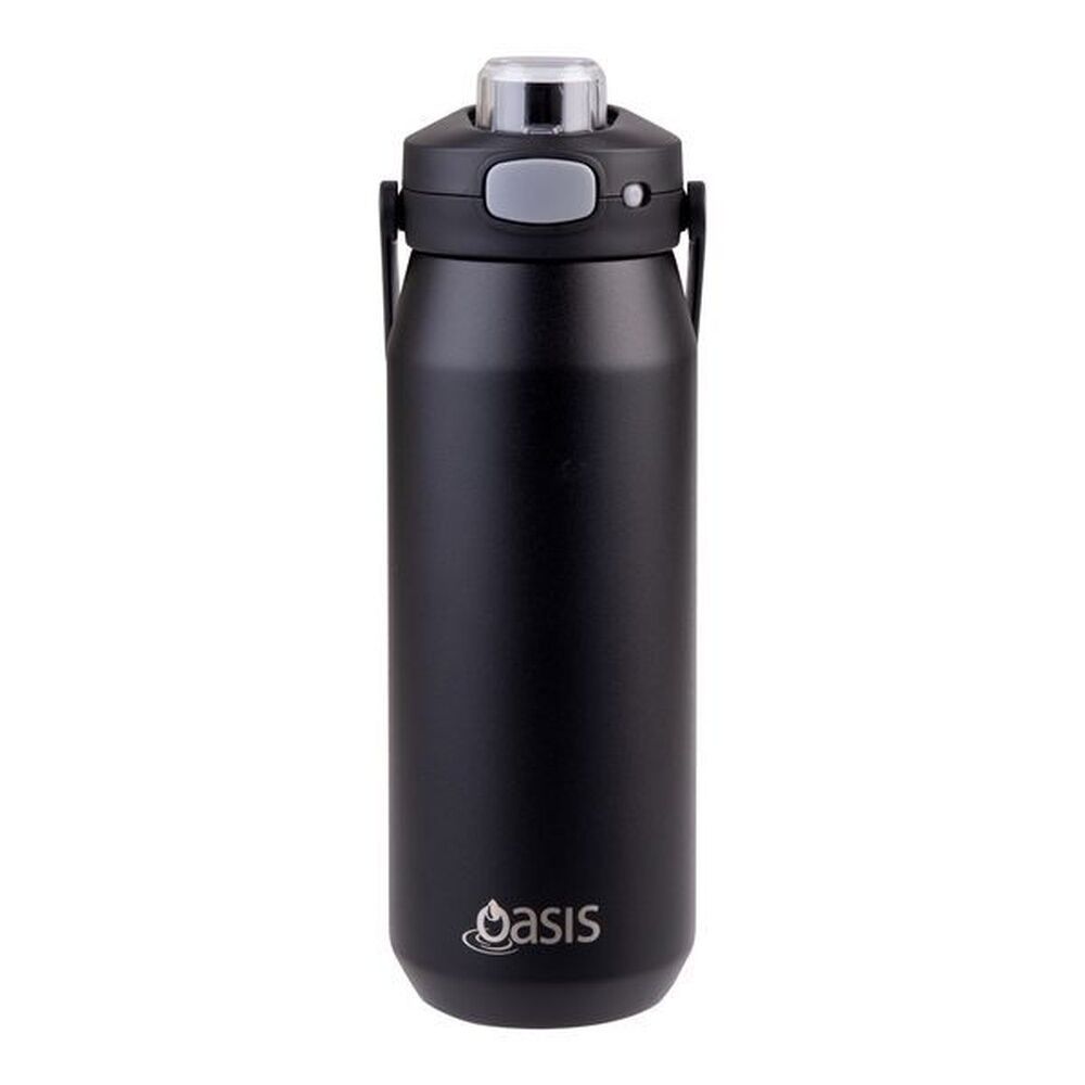 Oasis Capri Triple Wall Insulated Water Bottle - 750ml Black