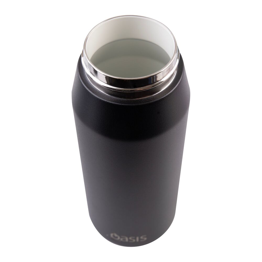 Oasis Capri Triple Wall Insulated Water Bottle - 750ml Black