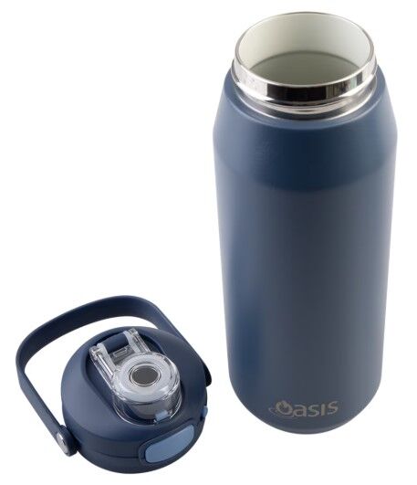 Oasis Capri Triple Wall Insulated Water Bottle - 750ml Indigo