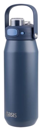 Oasis Capri Triple Wall Insulated Water Bottle - 750ml Indigo