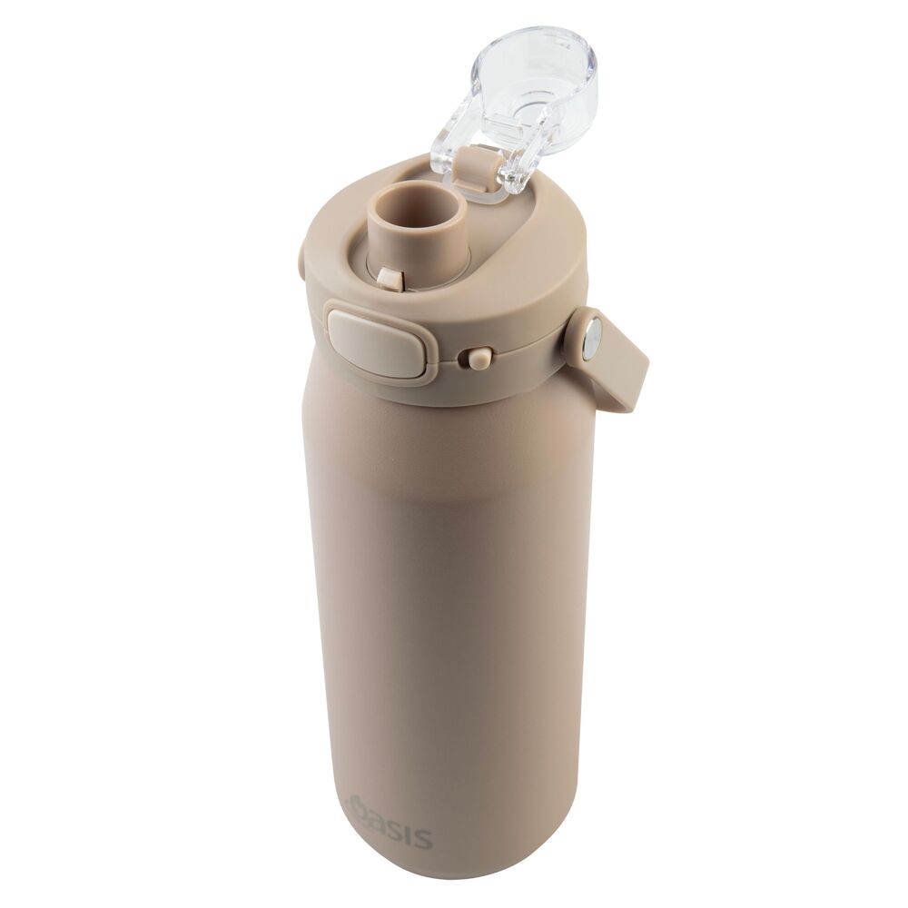 Oasis Capri Triple Wall Insulated Water Bottle - 750ml Latte