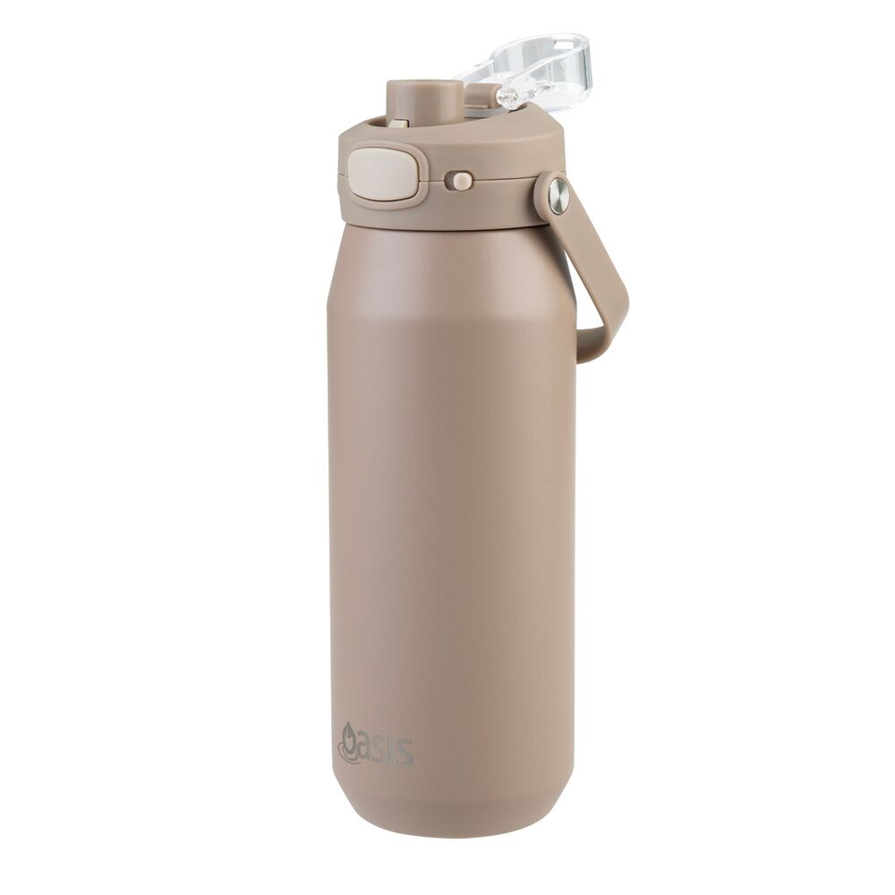 Oasis Capri Triple Wall Insulated Water Bottle - 750ml Latte