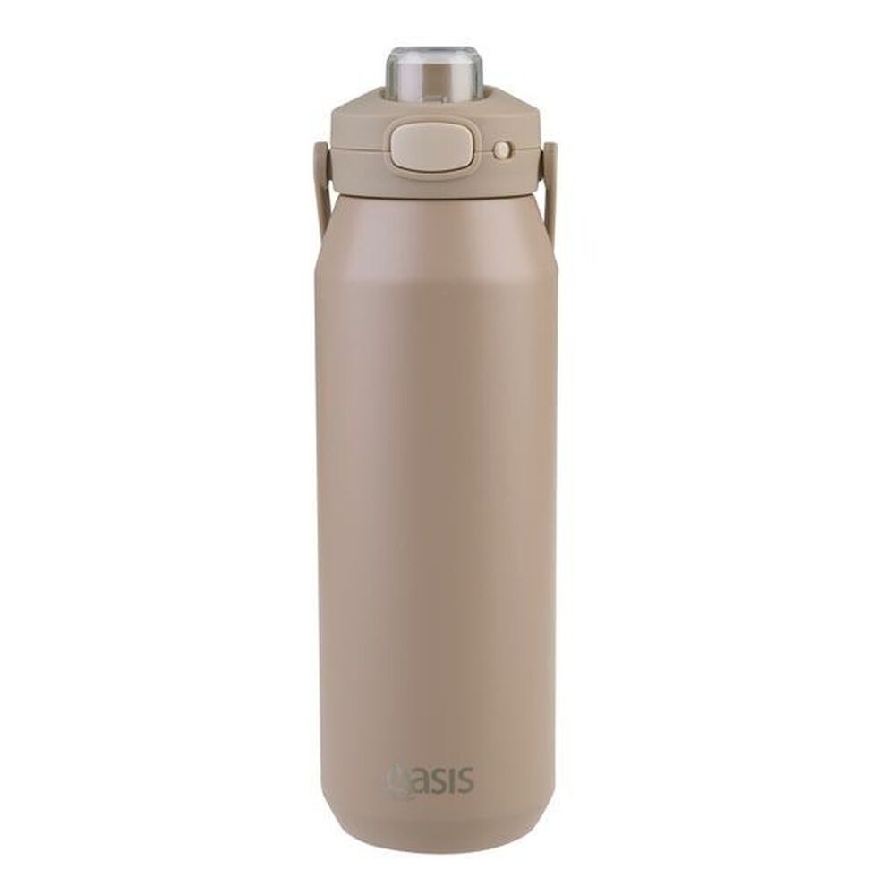 Oasis Capri Triple Wall Insulated Water Bottle - 1L Latte