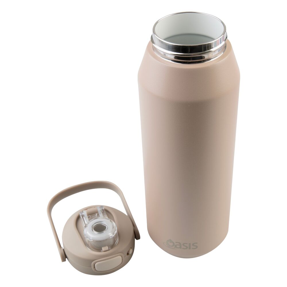 Oasis Capri Triple Wall Insulated Water Bottle - 1L Latte