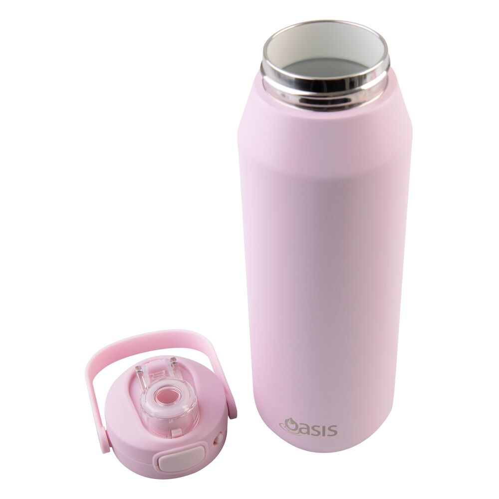 Oasis Capri Triple Wall Insulated Water Bottle - 1L Pink Lemonade