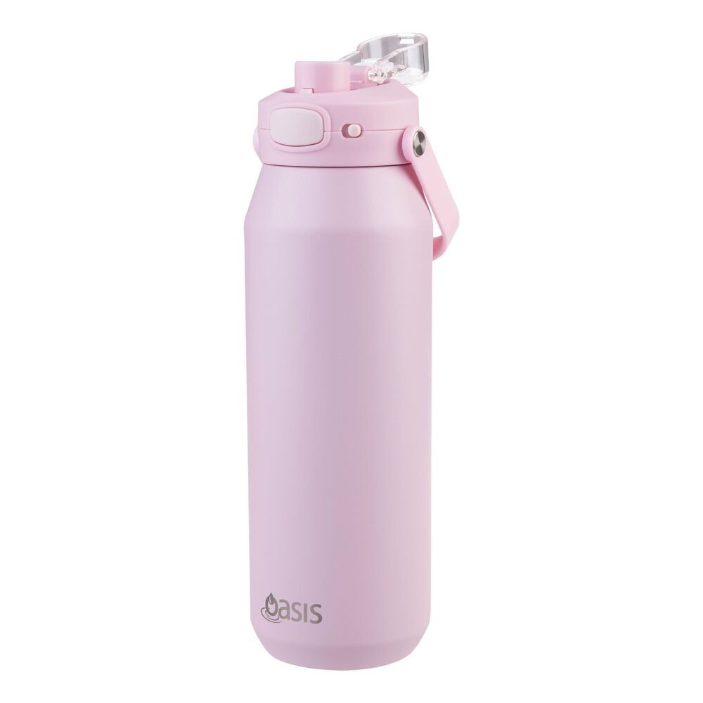 Oasis Capri Triple Wall Insulated Water Bottle - 1L Pink Lemonade