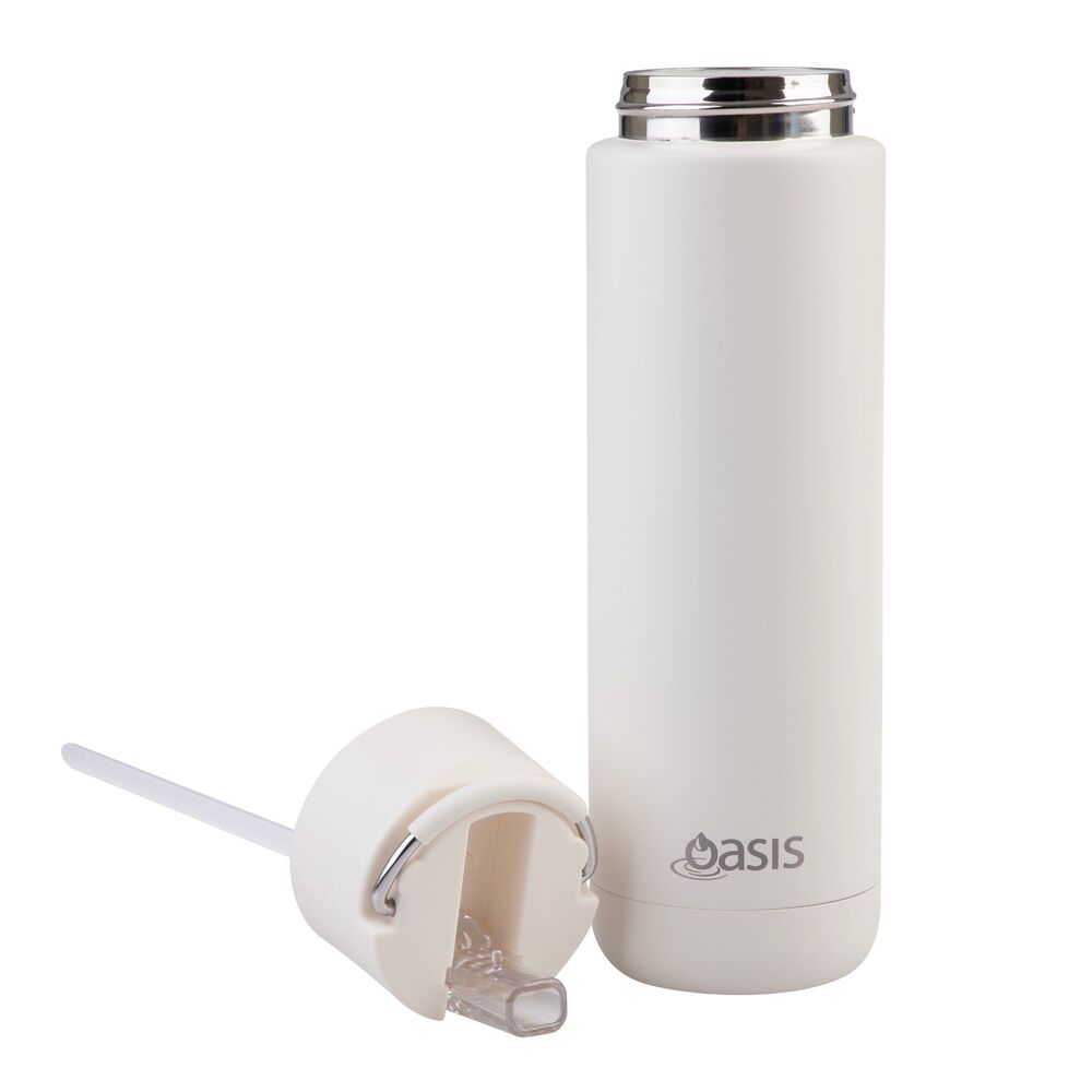 Oasis Moda Triple Wall Insulated Water Bottle - 700ml Alabaster