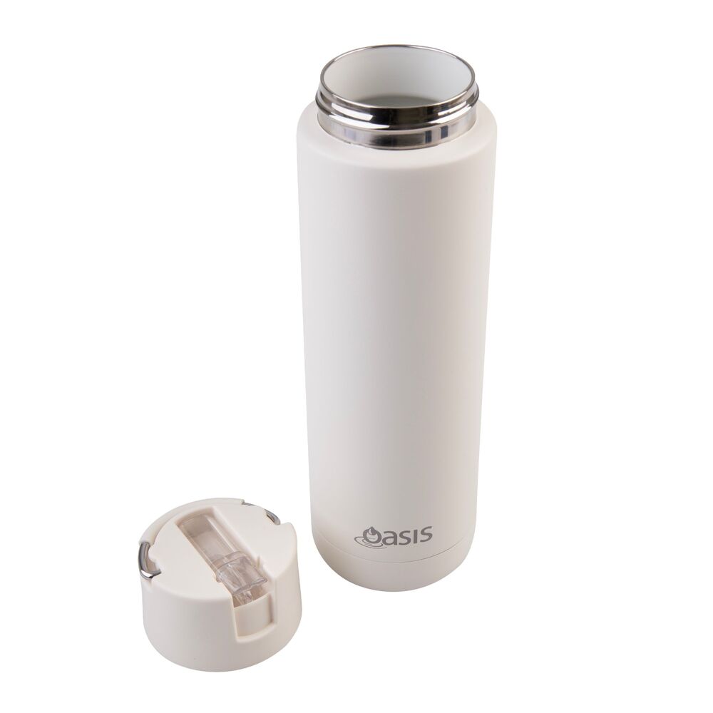 Oasis Moda Triple Wall Insulated Water Bottle - 700ml Alabaster