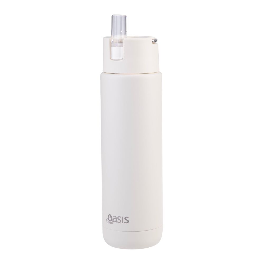 Oasis Moda Triple Wall Insulated Water Bottle - 700ml Alabaster