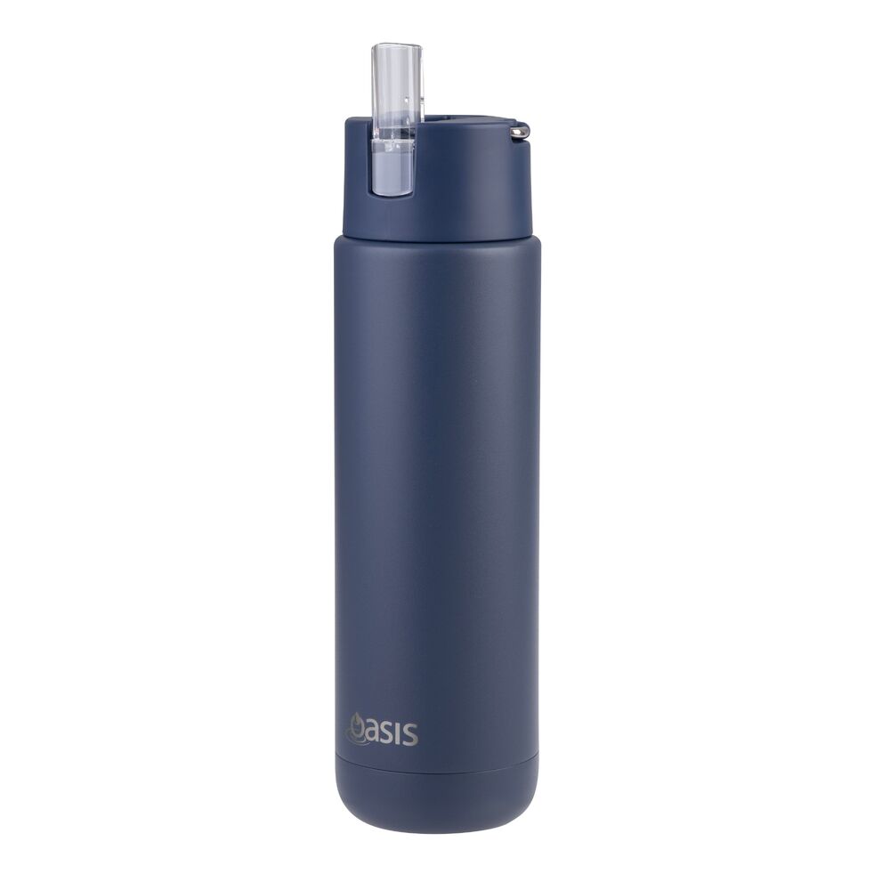 Oasis Moda Triple Wall Insulated Water Bottle - 700ml Indigo