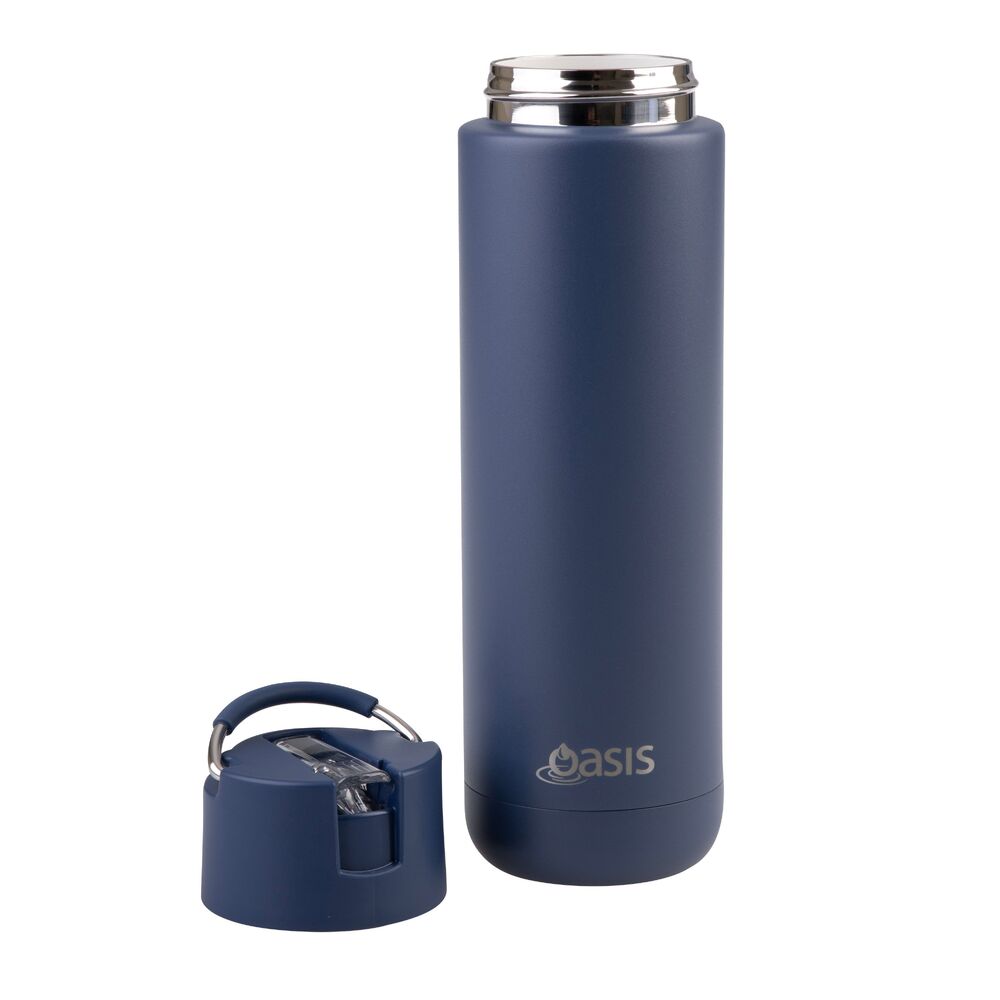 Oasis Moda Triple Wall Insulated Water Bottle - 700ml Indigo