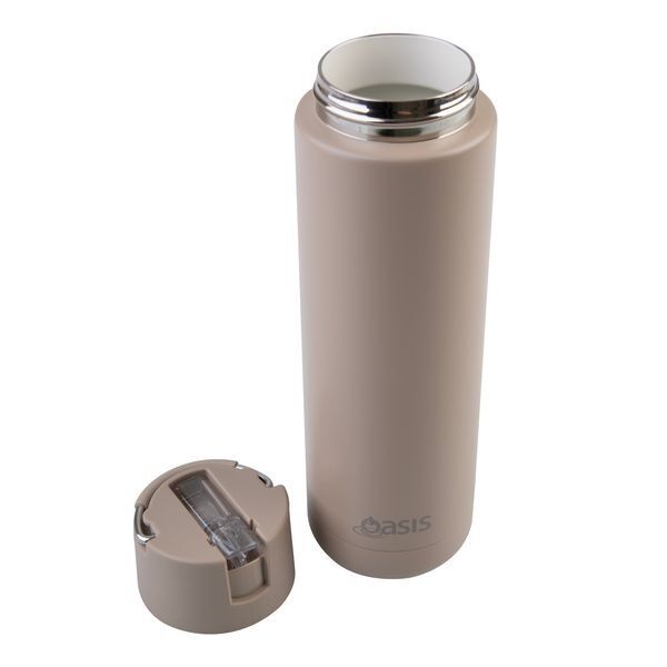Oasis Moda Triple Wall Insulated Water Bottle - 700ml Latte