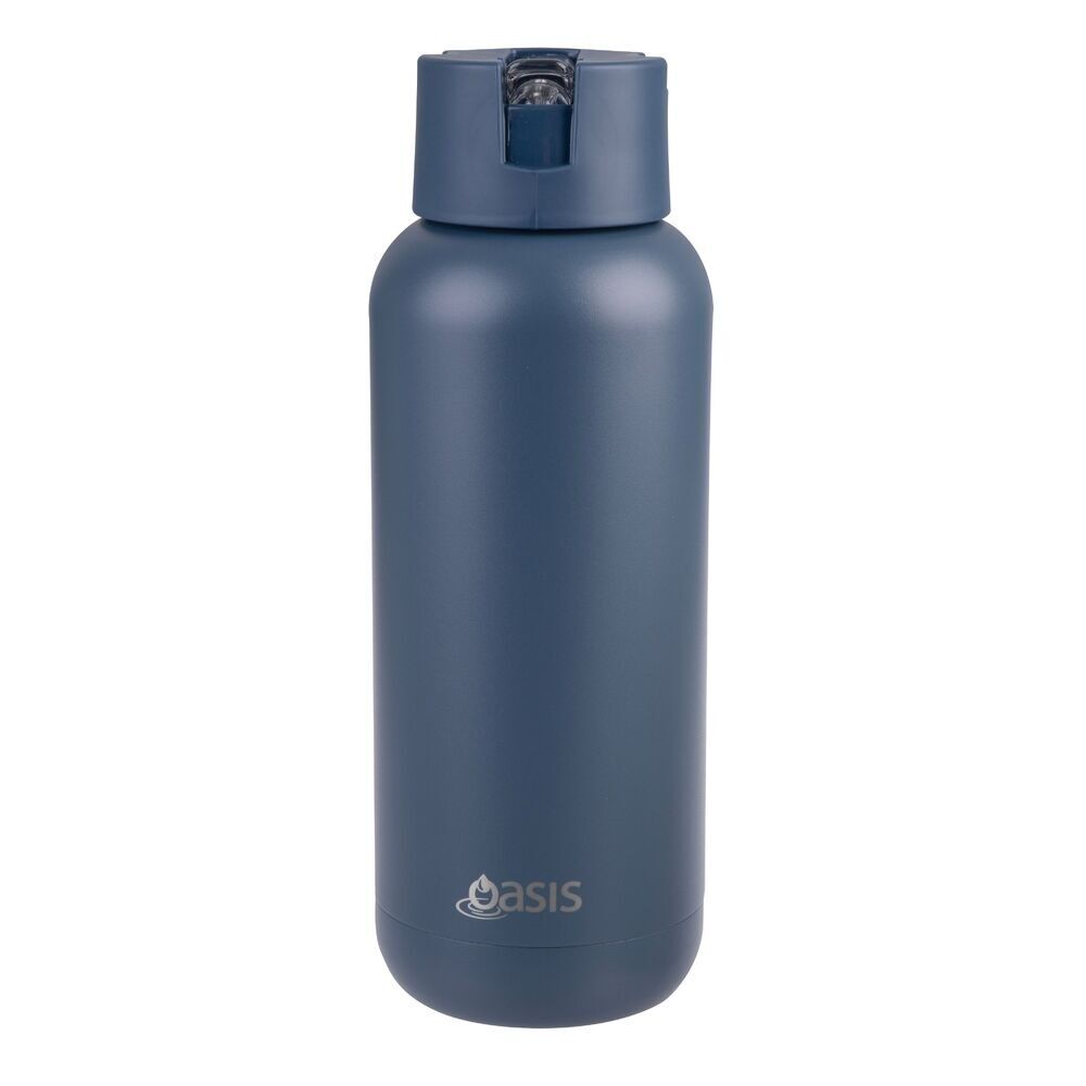 Oasis Moda Triple Wall Insulated Water Bottle - 1L Indigo