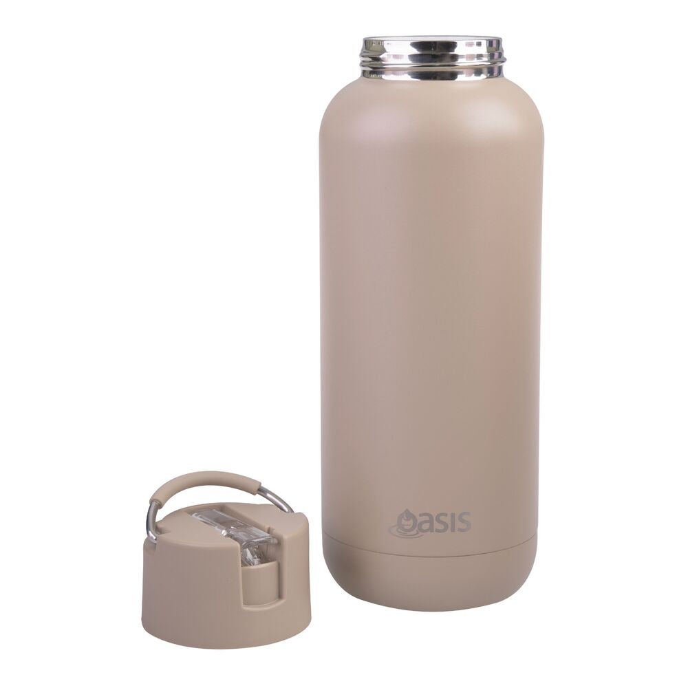 Oasis Moda Triple Wall Insulated Water Bottle - 1L Latte