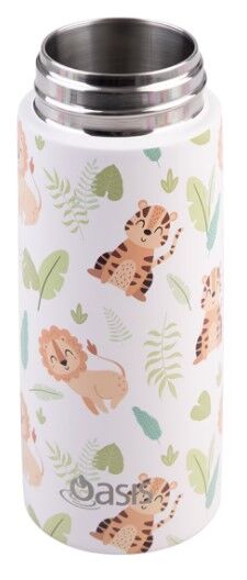 Oasis Double Wall Insulated Sipper Straw Kid's Drink Bottle - 550ml Jungle Buddies