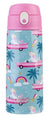 Oasis Double Wall Insulated Sipper Straw Kid's Drink Bottle - 550ml Pink Cadillac