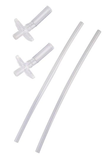 Oasis Kid's Drink Bottle Replacement Straw & Sipper (Set of 2)
