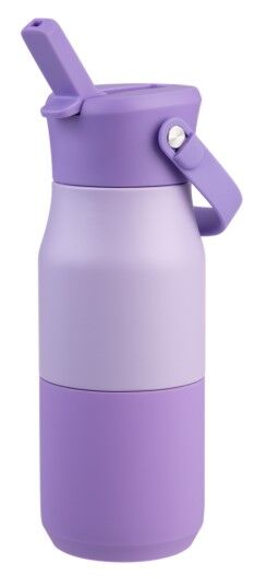 Oasis Double Wall Insulated Sipper Jnr Drink Bottle - 400ml Lilac