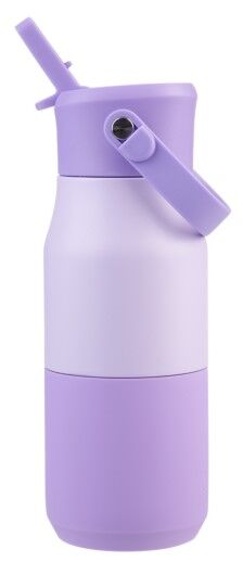 Oasis Double Wall Insulated Sipper Jnr Drink Bottle - 400ml Lilac