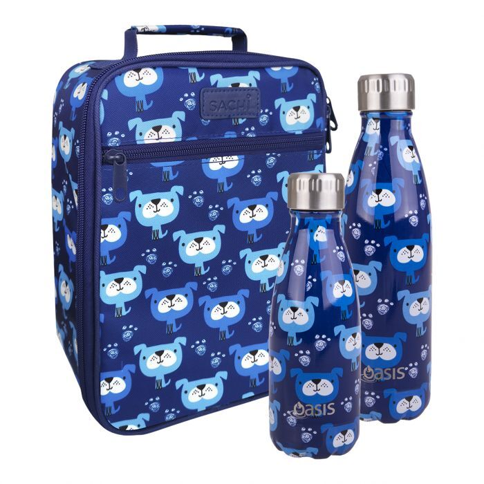 Oasis Insulated Drink Bottle - 350ml Blue Heeler