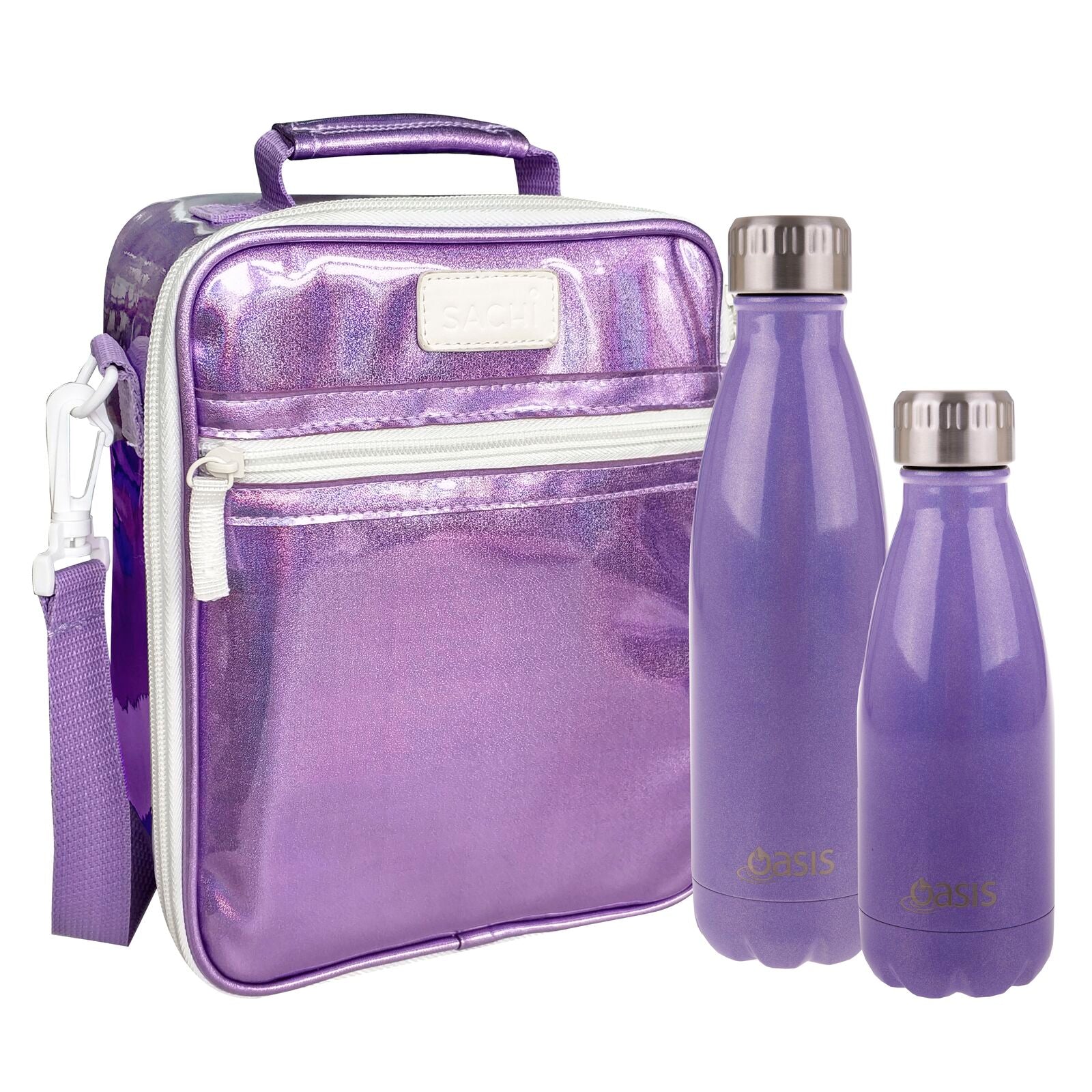 Oasis Insulated Drink Bottle - 350ml Lustre Purple