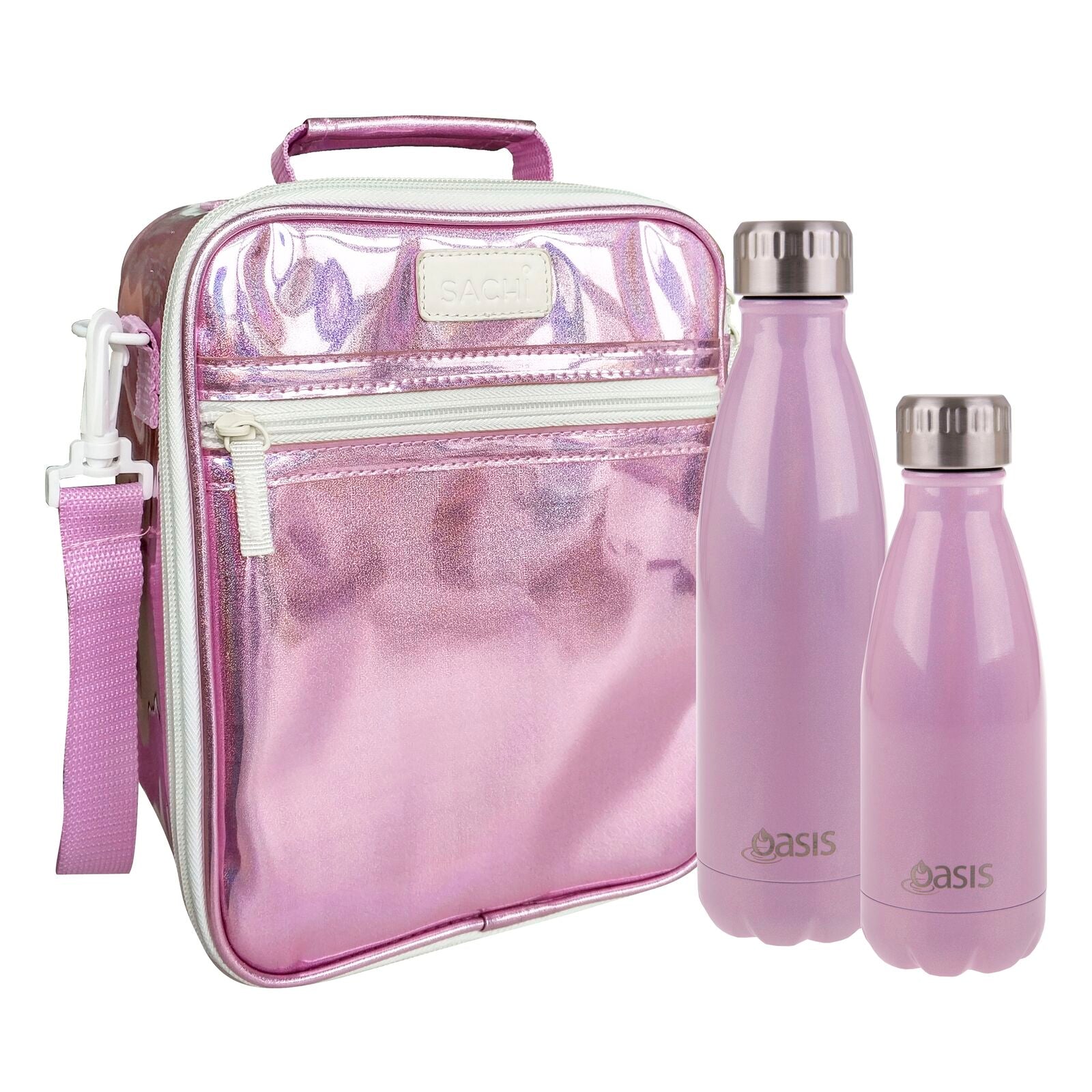 Oasis Insulated Drink Bottle - 350ml Lustre Pink