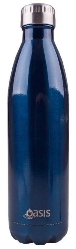 Oasis Insulated Drink Bottle - 750ml Navy